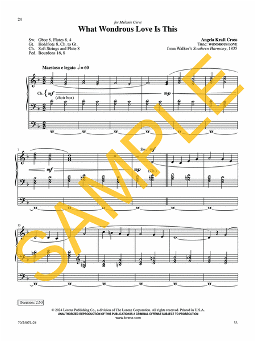 Hymn Inventions for Organ Organ Solo scores gallery preview page 18