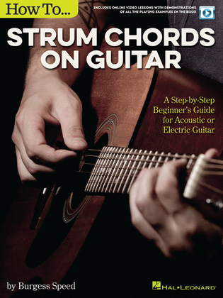 Book cover for How to Strum Chords on Guitar