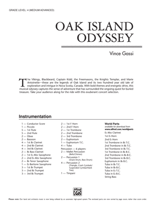 Oak Island Odyssey: Score