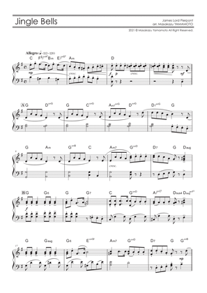 Jingle Bells [Piano solo / intermediate]