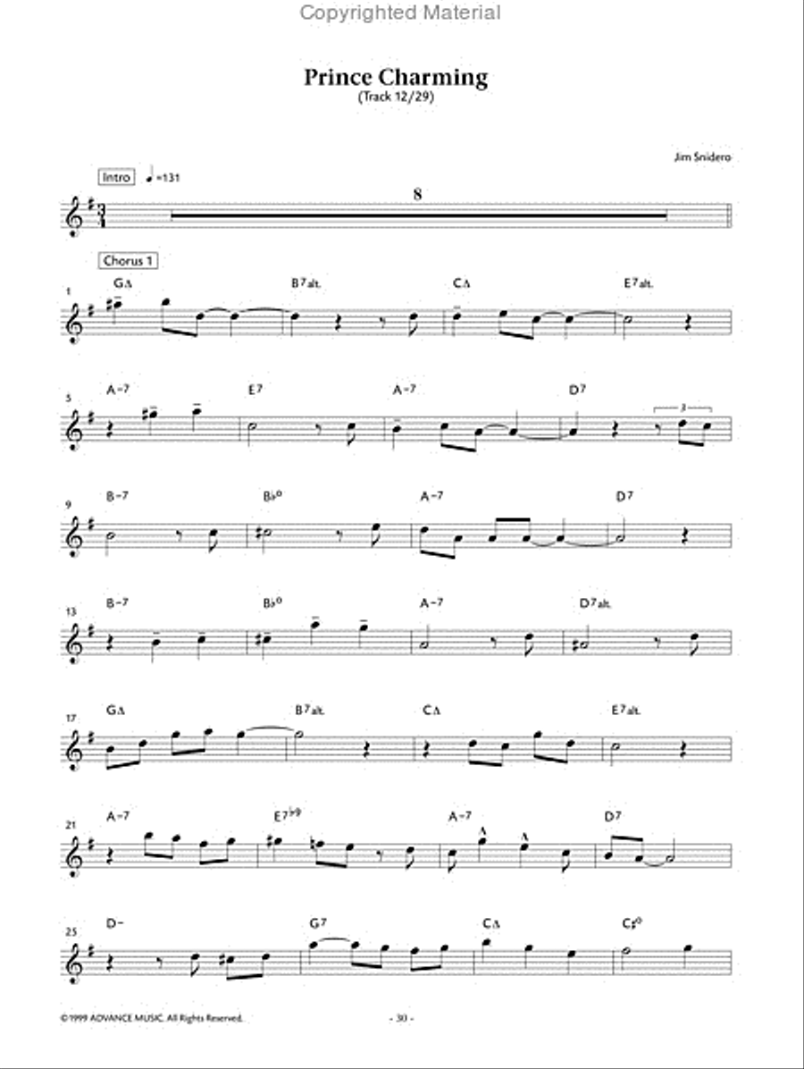 Easy Jazz Conception Alto Saxophone Alto Saxophone scores gallery preview page 13