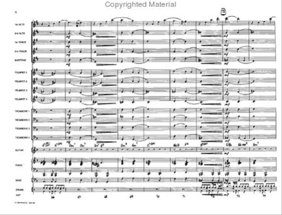 Autumn Twilight Jazz Ensemble scores gallery preview page 10