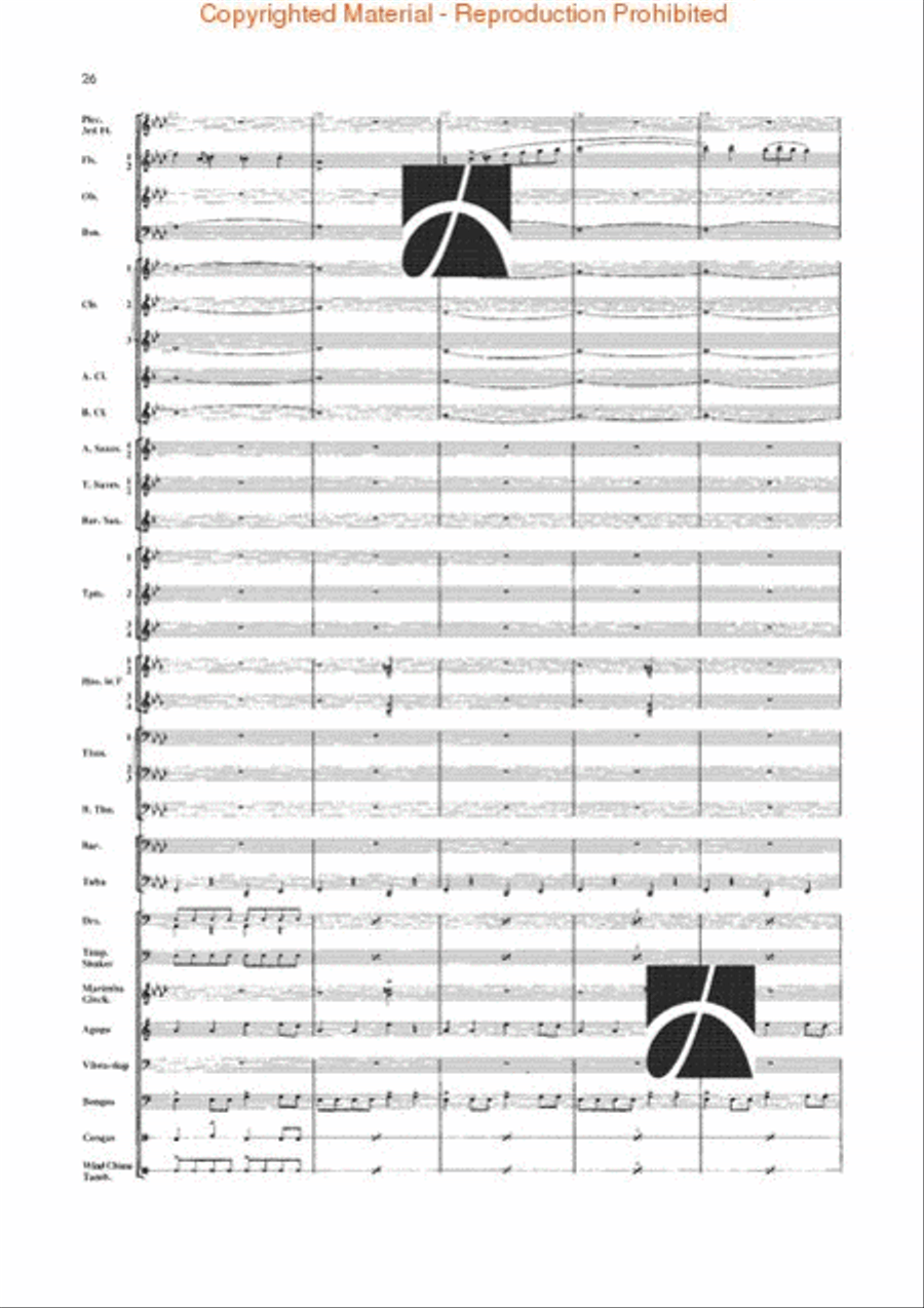 Jungle Fantasy Jungle Fantasy Concert Band scores gallery preview page 23