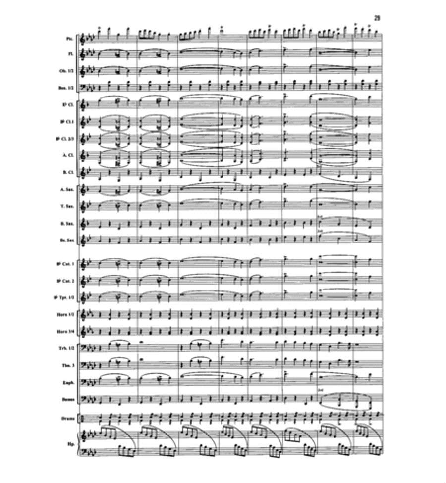 The Stars and Stripes Forever Concert Band scores gallery preview page 13