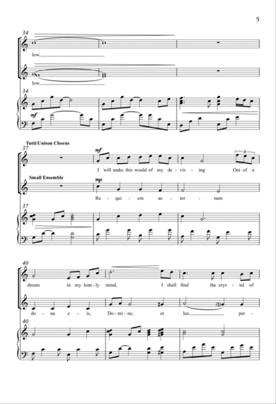 There Will Be Rest SSA scores gallery preview page 4