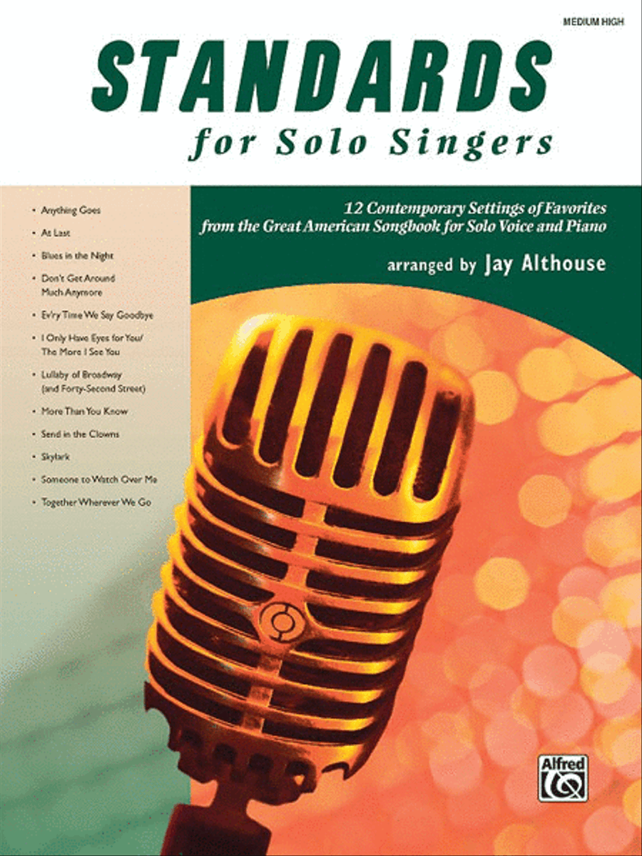 Standards for Solo Singers Medium-High Voice scores gallery preview page 1