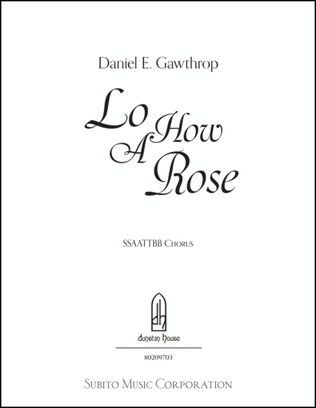 Book cover for Lo, How A Rose