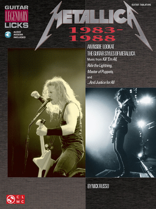 Book cover for Metallica - Legendary Licks 1983-1988