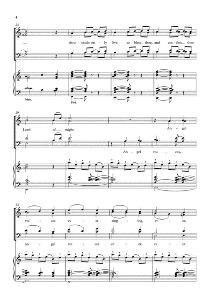 Angel voices ever singing 4-Part scores gallery preview page 4