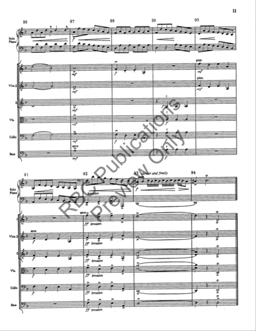 Concertino In D Moll (Score) String Orchestra scores gallery preview page 12