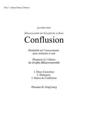 Conflusion - Suite - Wind Ensemble - Percussion 1