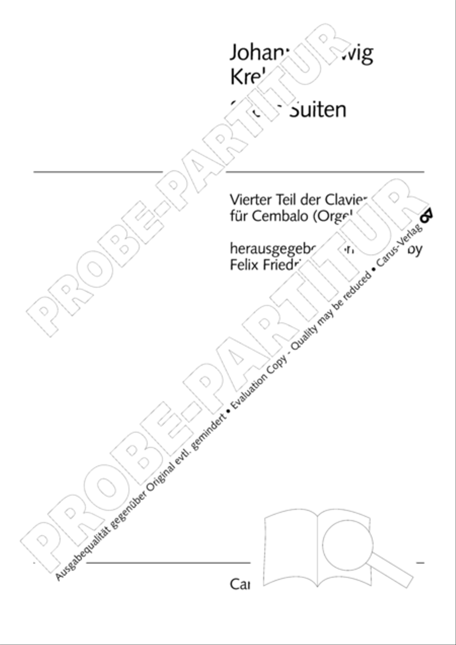 Six Suites Harpsichord scores gallery preview page 2