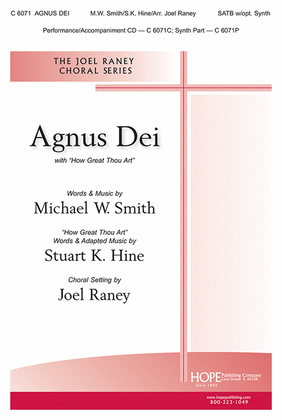 Book cover for Agnus Dei with How Great Thou Art-SATB