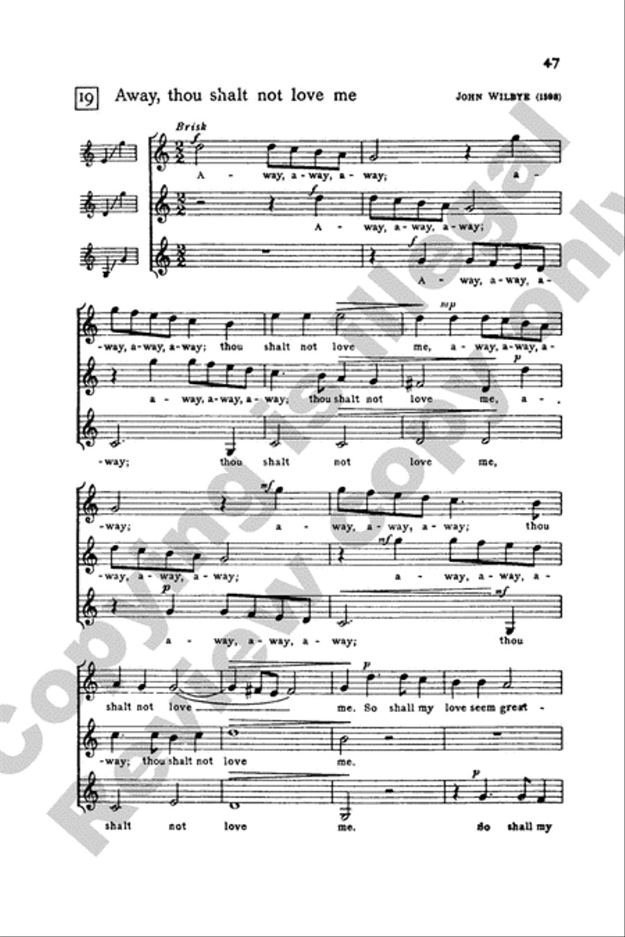 Invitation to Madrigals, Book 3 SSA scores gallery preview page 44