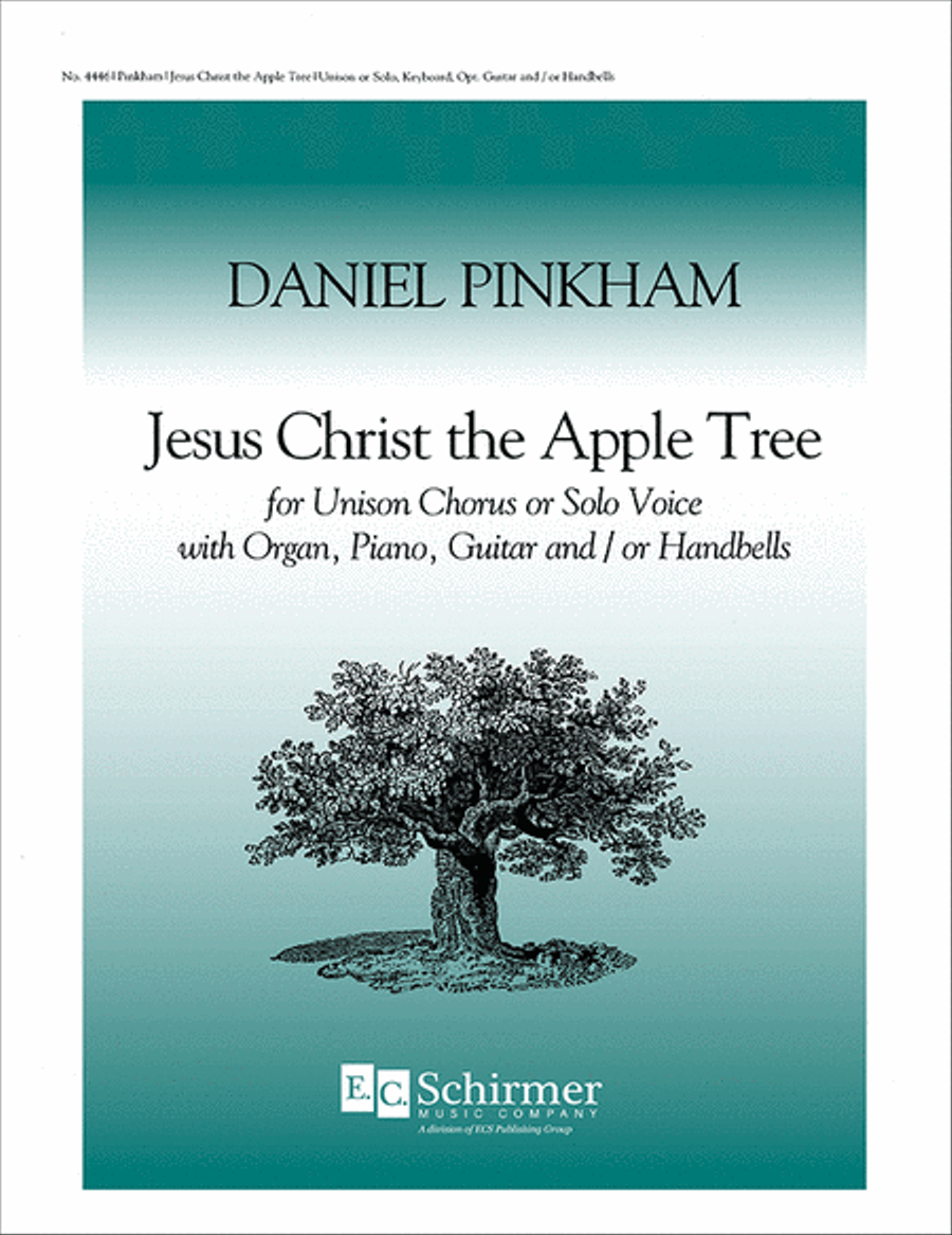 Jesus Christ the Apple Tree Unison Choir scores gallery preview page 1
