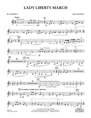 Lady Liberty March - Bb Clarinet 2