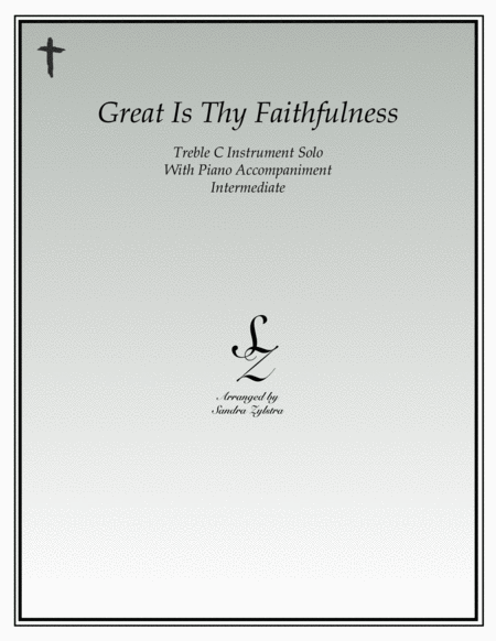 Great Is Thy Faithfulness (treble C instrument solo) image number null