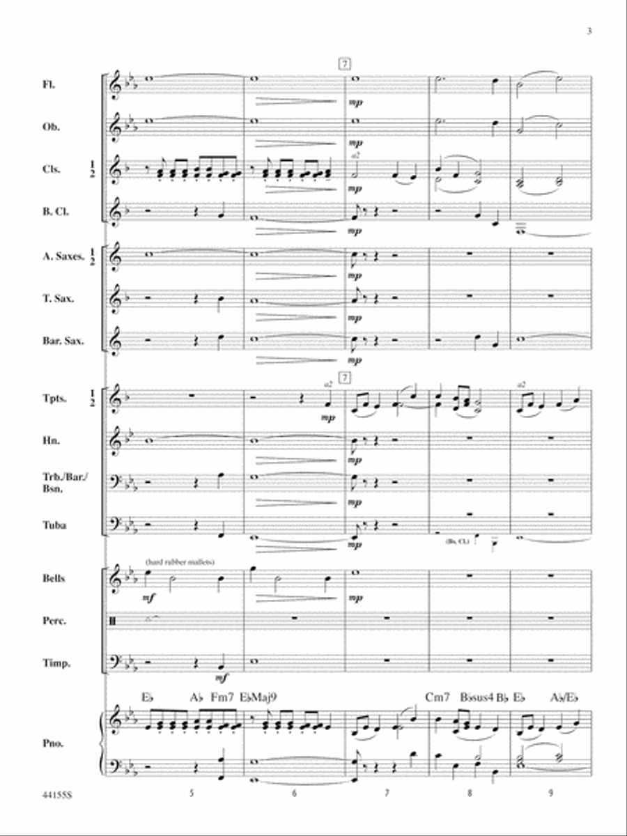 Dancing Kites: Score Dancing Kites: Score Concert Band scores gallery preview page 3