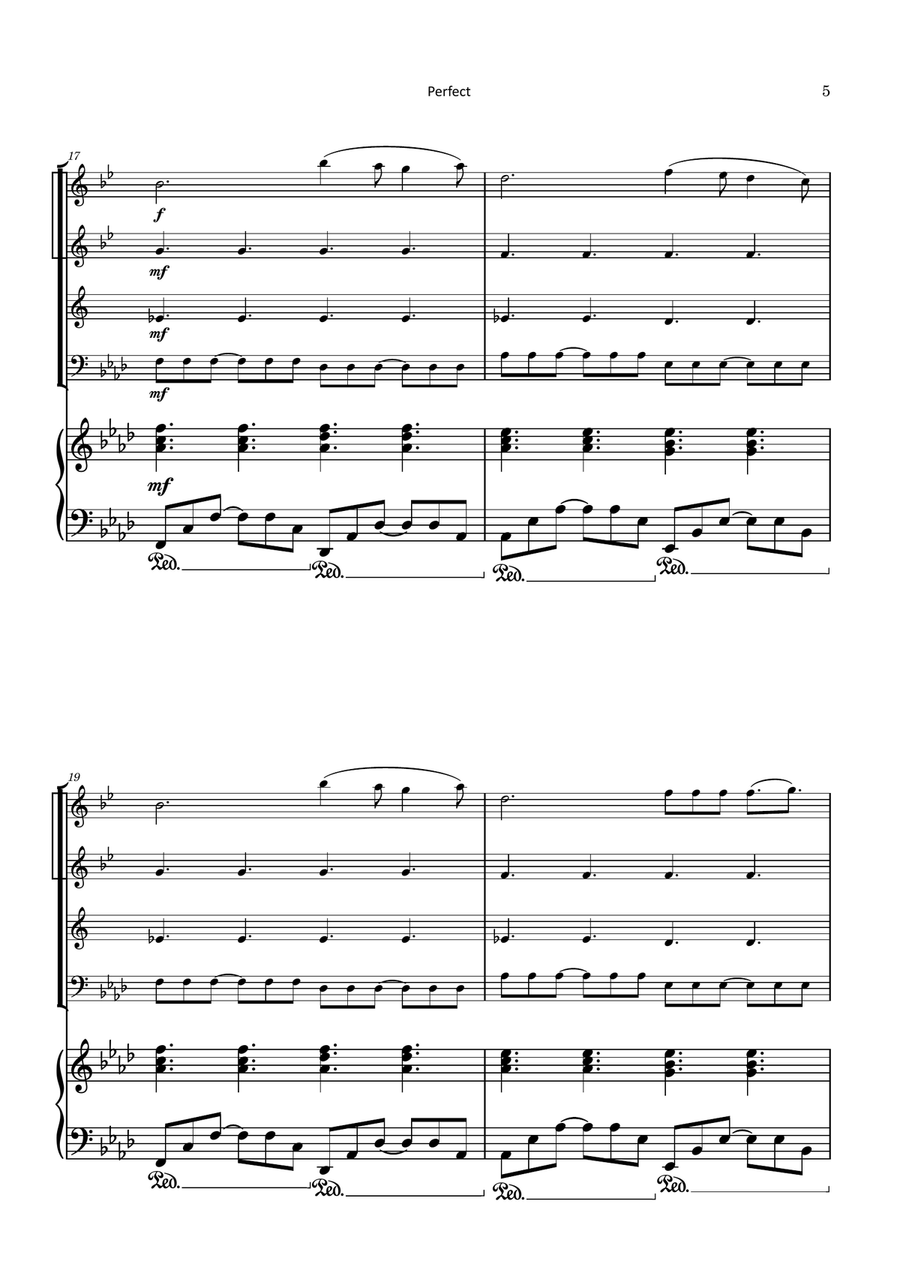 Perfect Brass Quartet scores gallery preview page 5