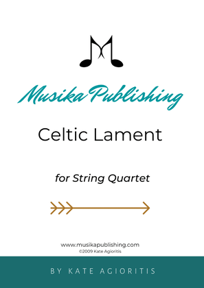 Book cover for Celtic Lament - for String Quartet