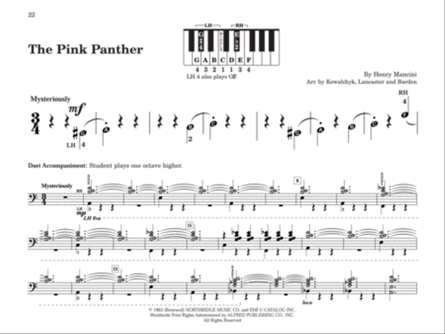 My First Pop Songs, Book 1 Easy Piano scores gallery preview page 5