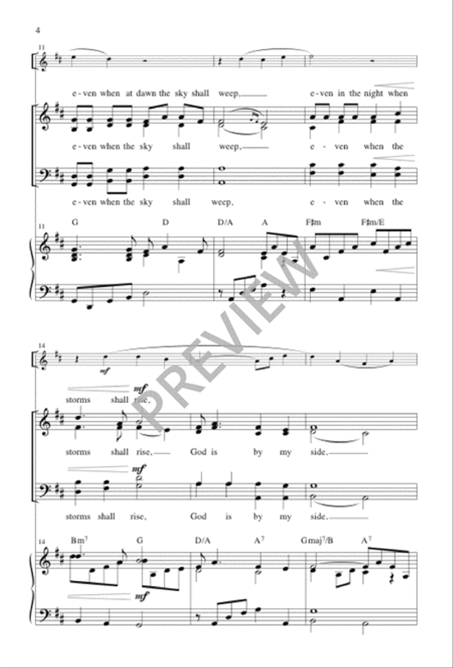 The Clouds' Veil 4-Part scores gallery preview page 10