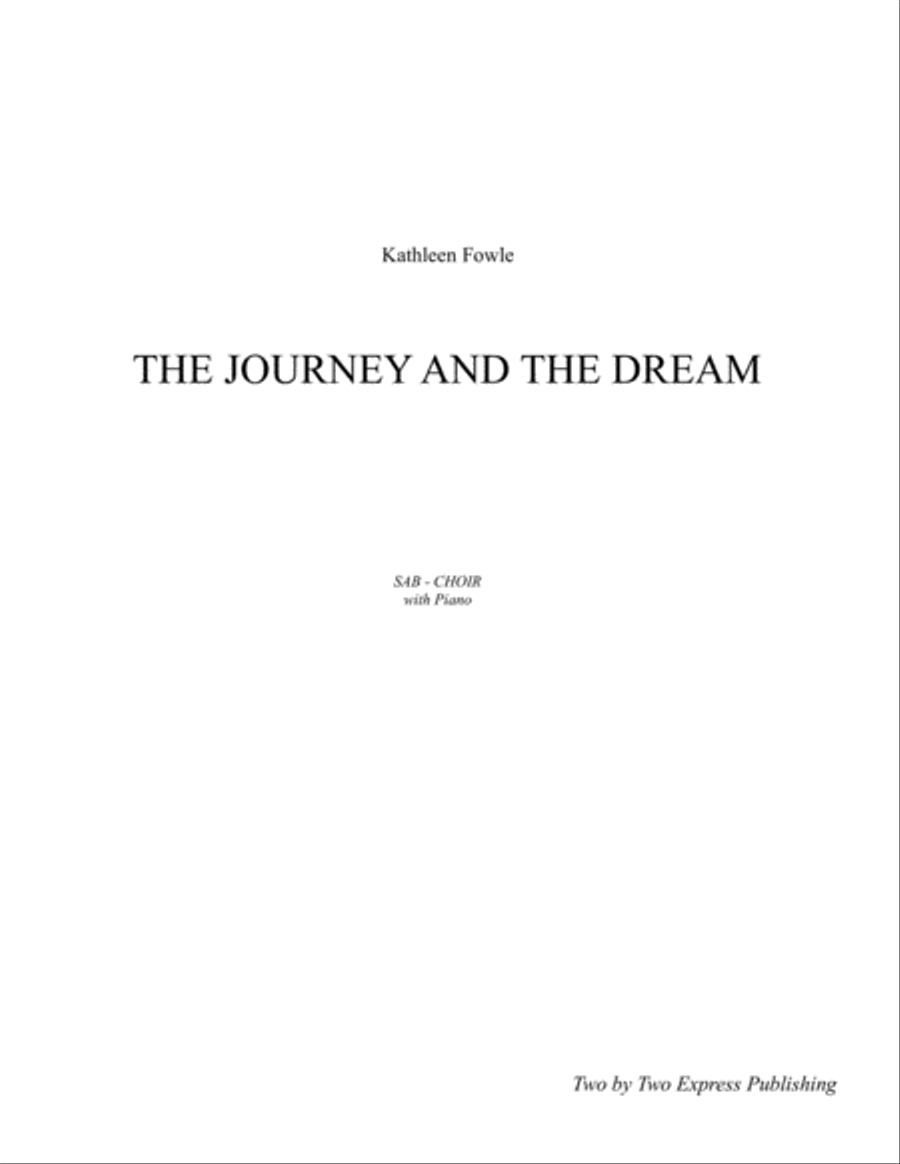 The Journey and the Dream 3-Part scores gallery preview page 2