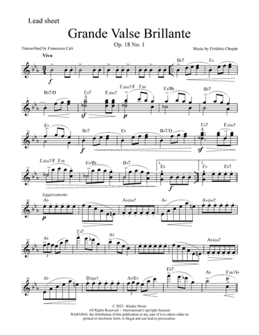 Grande Valse Brillante (Op.18 No. 1)