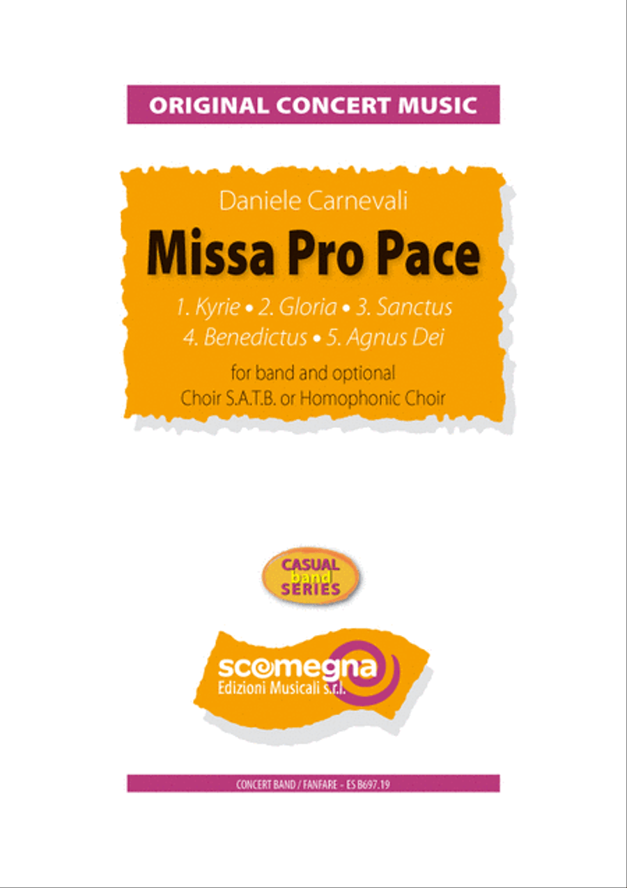 Missa Pro Pace 4-Part scores gallery preview page 1