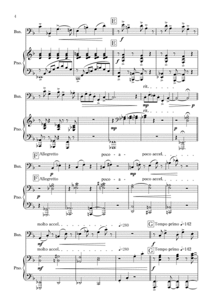 Sonatine for Bassoon and Piano : score and part image number null
