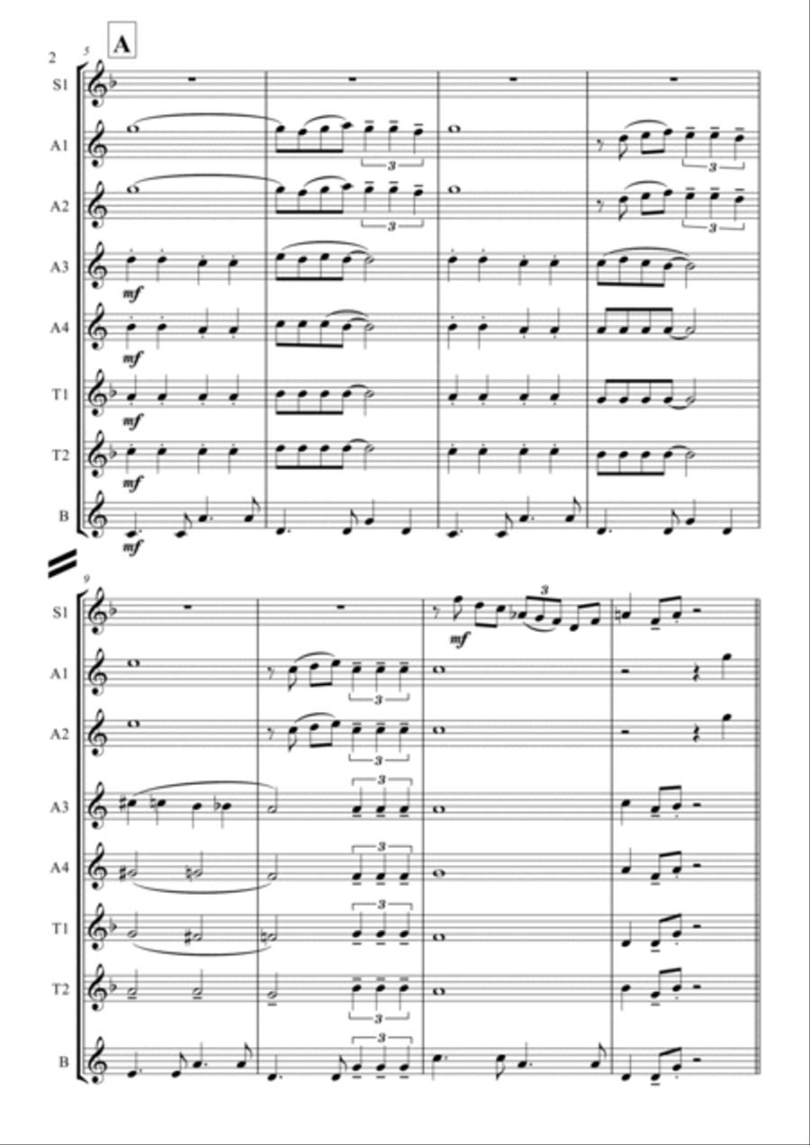 Blue Moon Woodwind Ensemble scores gallery preview page 2