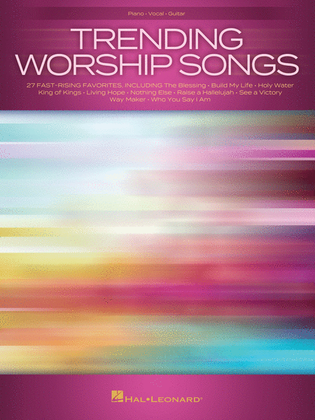 Book cover for Trending Worship Songs