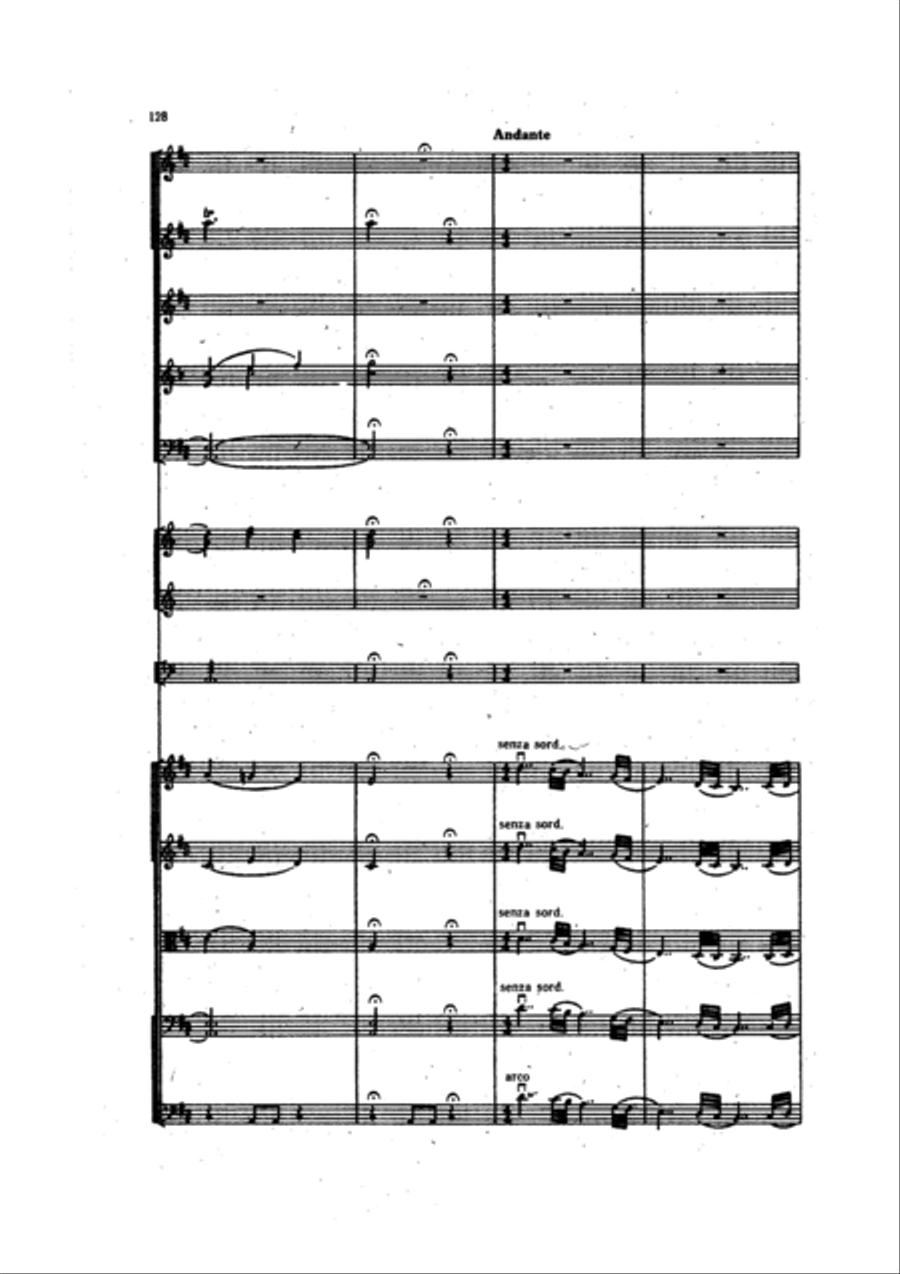 Overture to the vaudeville 'Morning and Evening' Full Orchestra scores gallery preview page 5