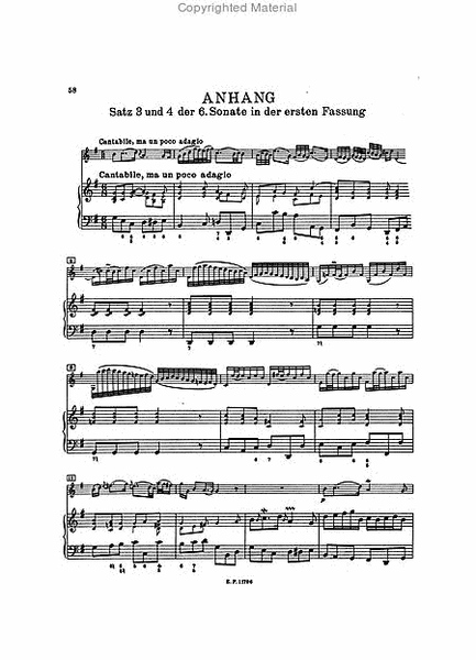 Sonatas for Violin and Harpsichord (Piano), Vol. 2 [incl. CD]