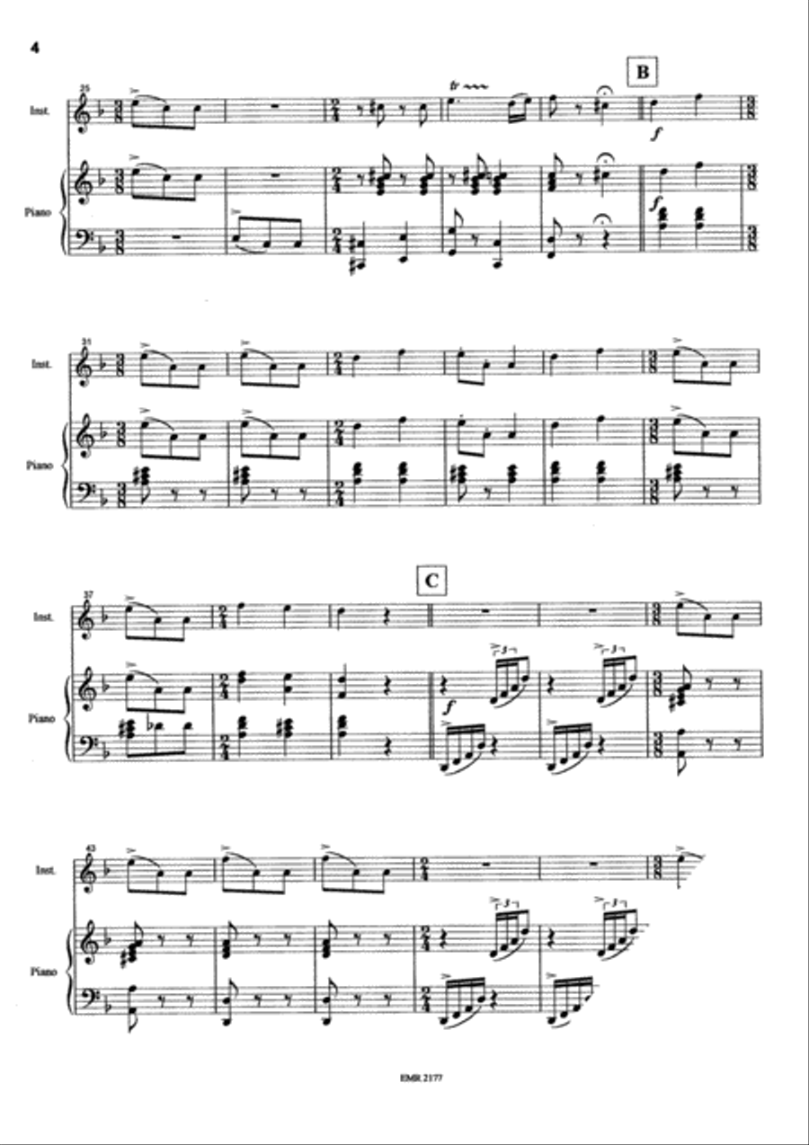 Danza Furiosa Flute Solo scores gallery preview page 11