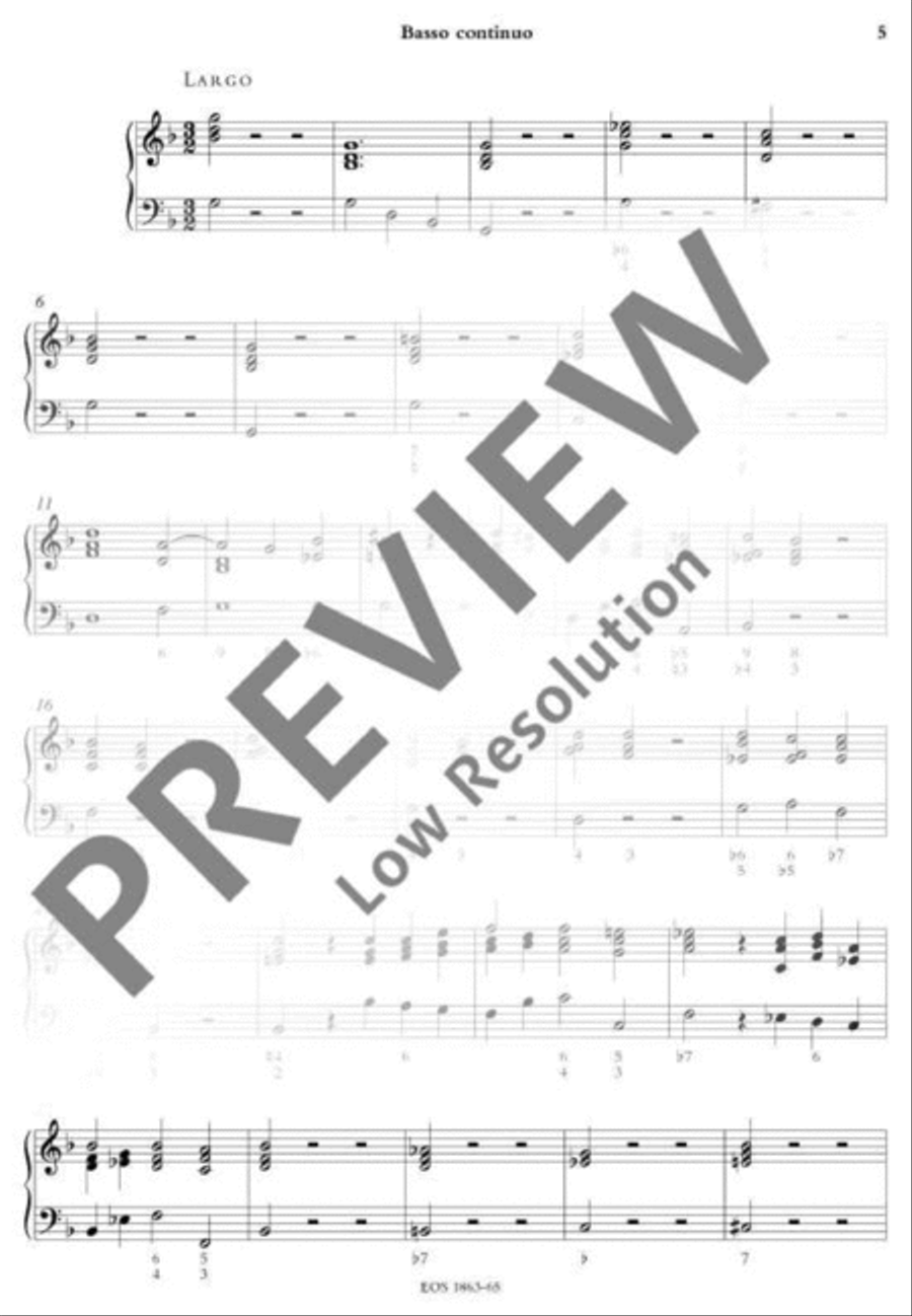 Concerto Grosso Concerto Grosso Basso Continuo scores gallery preview page 5
