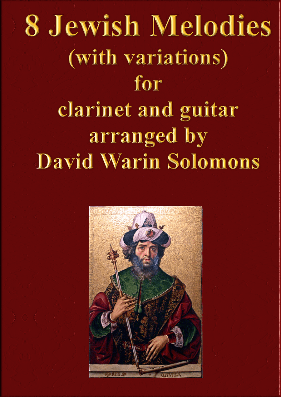8 Jewish melodies for clarinet and guitar (complete set) Clarinet scores gallery preview page 1