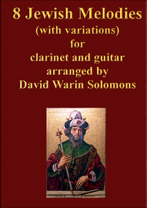 Book cover for 8 Jewish melodies for clarinet and guitar (complete set)