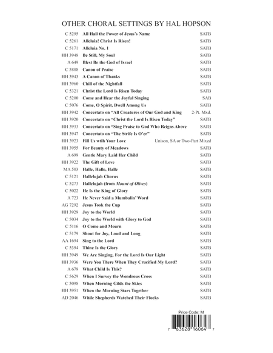 Lift High the Cross-SAB-Digital Download 3-Part scores gallery preview page 12