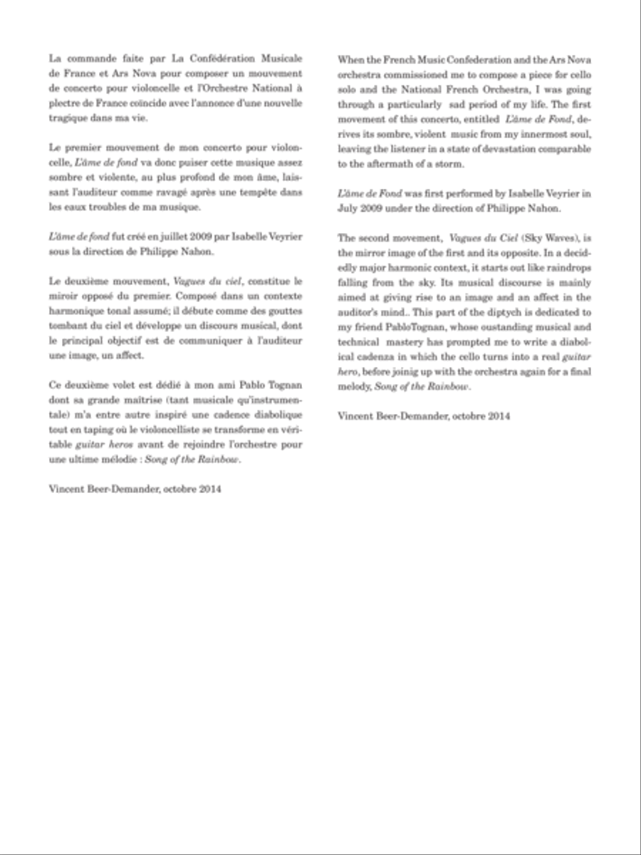 Concerto pour violoncelle Orchestra scores gallery preview page 3