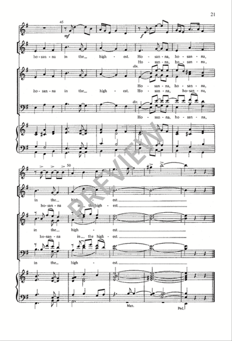 A Mass of Life 4-Part scores gallery preview page 21