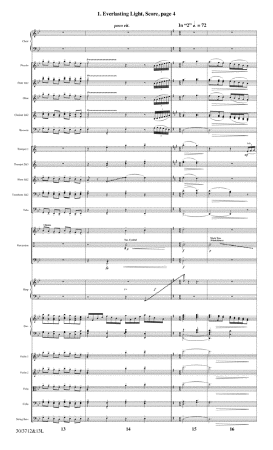 Everlasting Light - Full Score Choir scores gallery preview page 6