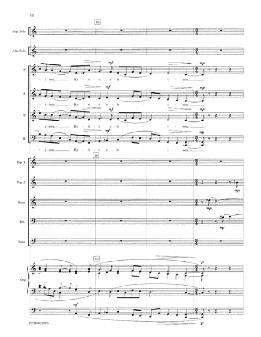 Transfiguration: An Ecumenical Mass - Full Score Divisi scores gallery preview page 15