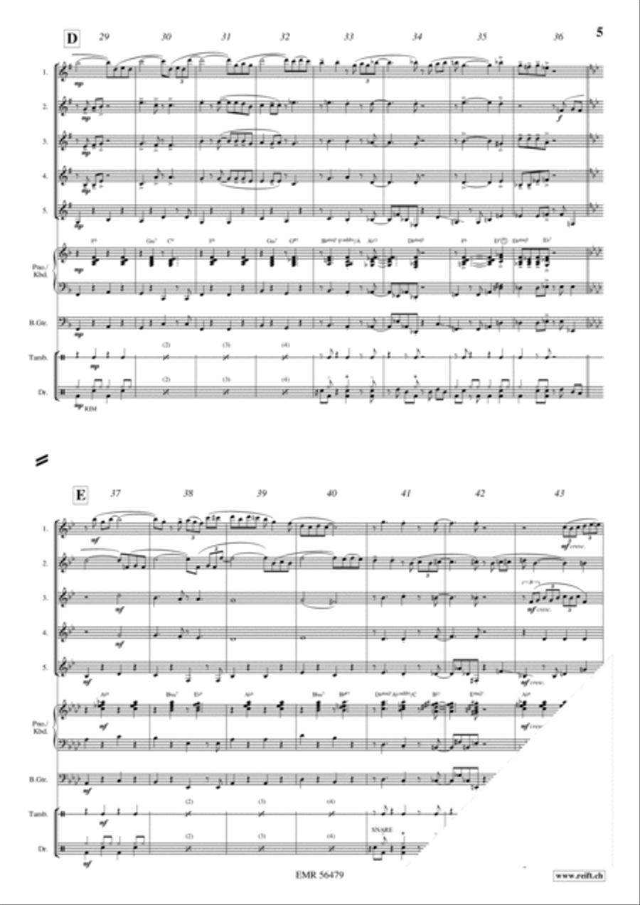 Makin' Whoopee Makin' Whoopee Clarinet Quintet scores gallery preview page 5