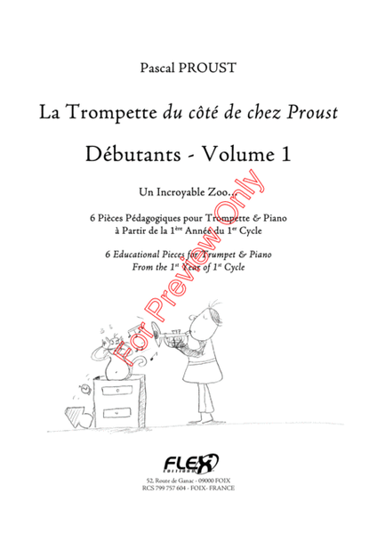 The Trumpet Du Cote De Chez Proust -Beginners - Volume 1 image number null