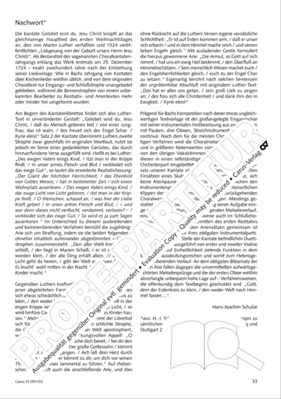 All praise to you, Lord Jesus Christ (Gelobet seist du, Jesu Christ) 4-Part scores gallery preview page 34