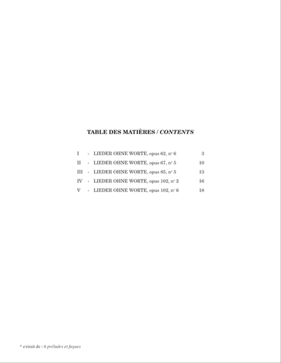 Cinq romances sans paroles Guitar Ensemble scores gallery preview page 2