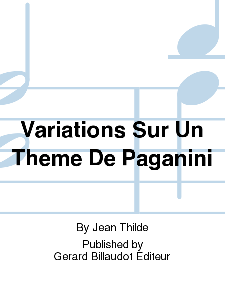 Variations Sur Un Theme De Paganini