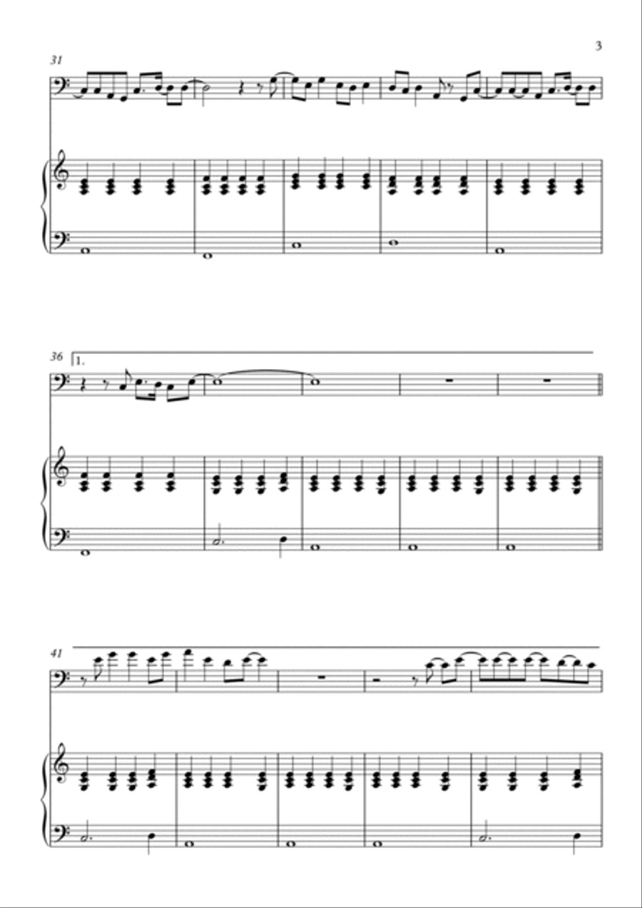 Stay Stay Piano scores gallery preview page 3