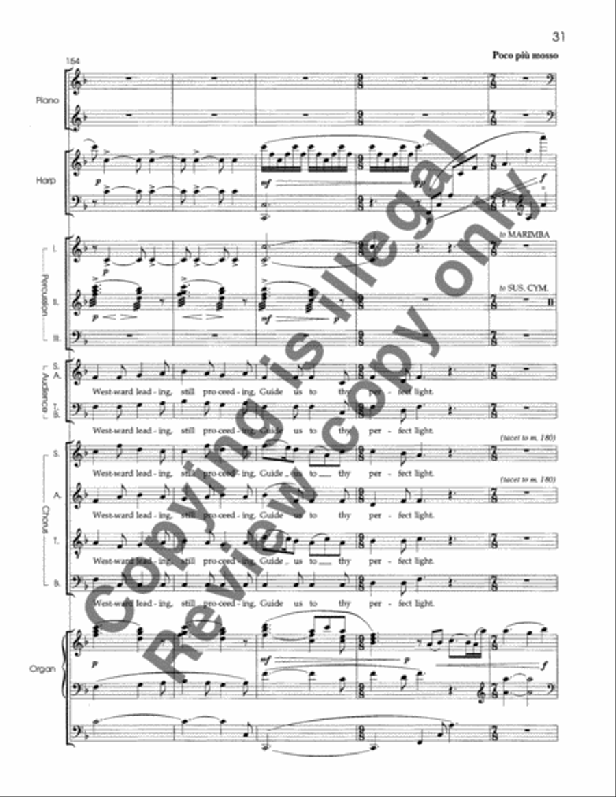 A Christmas Garland (SATB Keyboard/Percussion Version Score) 4-Part scores gallery preview page 5